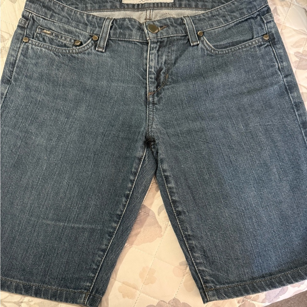 Joe's Jeans Women's Mid-Length Blue Denim Shorts